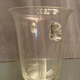 Crystalline glass champagne bucket