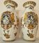 Important pair of Renaissance vases in Gien earthenware – early 20th century