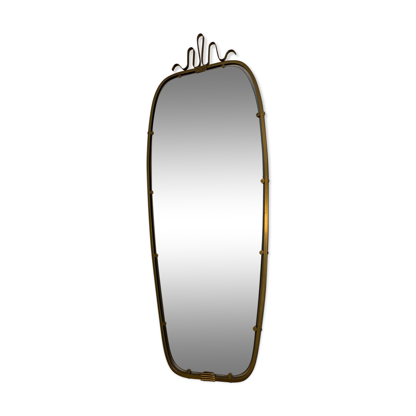 French mirror bevelled 1950 - 104x39cm