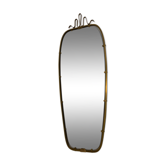 French mirror bevelled 1950 - 104x39cm