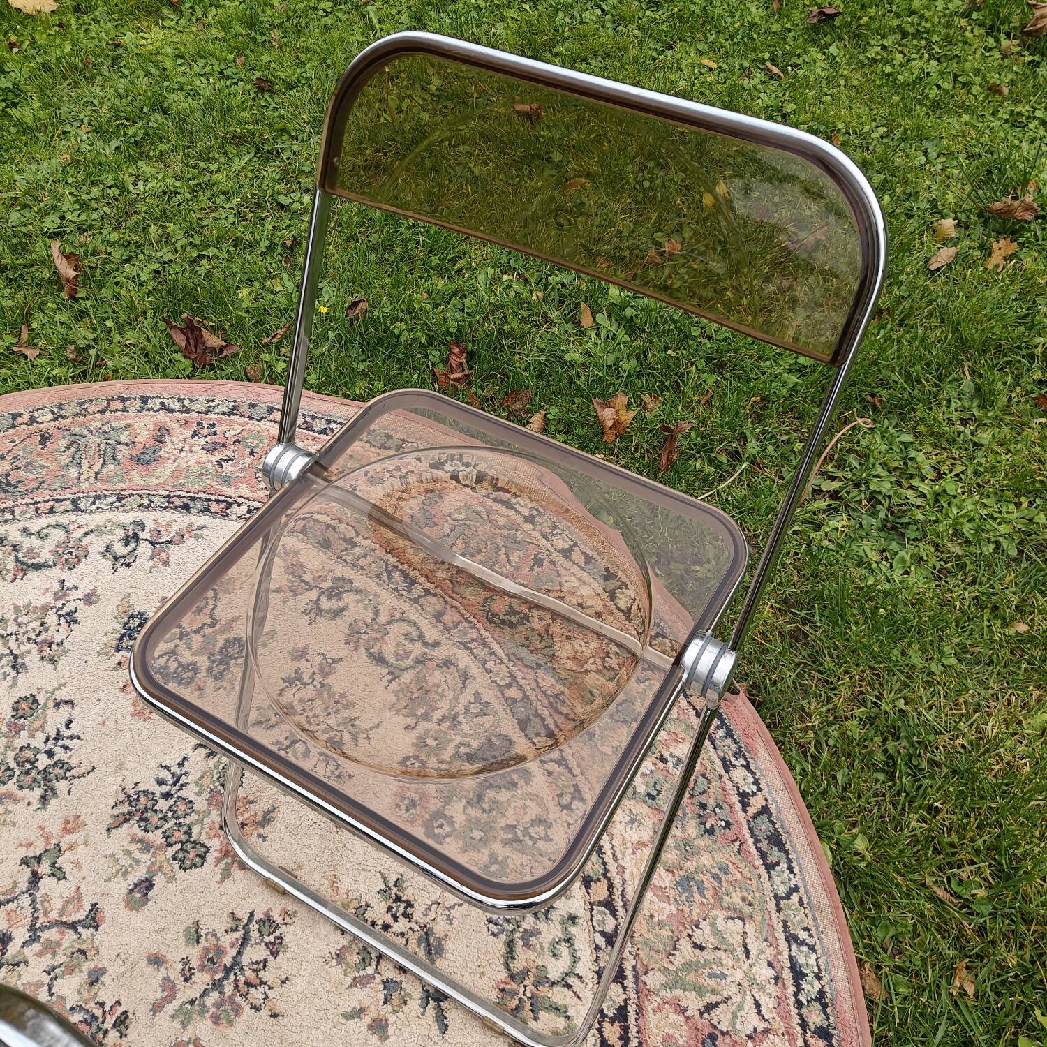 Suite de 4 chaises Castelli Plia Giancarlo Piretti