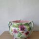 Saint Clément slip pot with Nasturtium decor