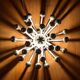 Lamp Pistillino by studio Tetrarch, Italy, 60 years.