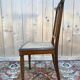 Set of 6 Art Deco chairs in marquetry and caning.