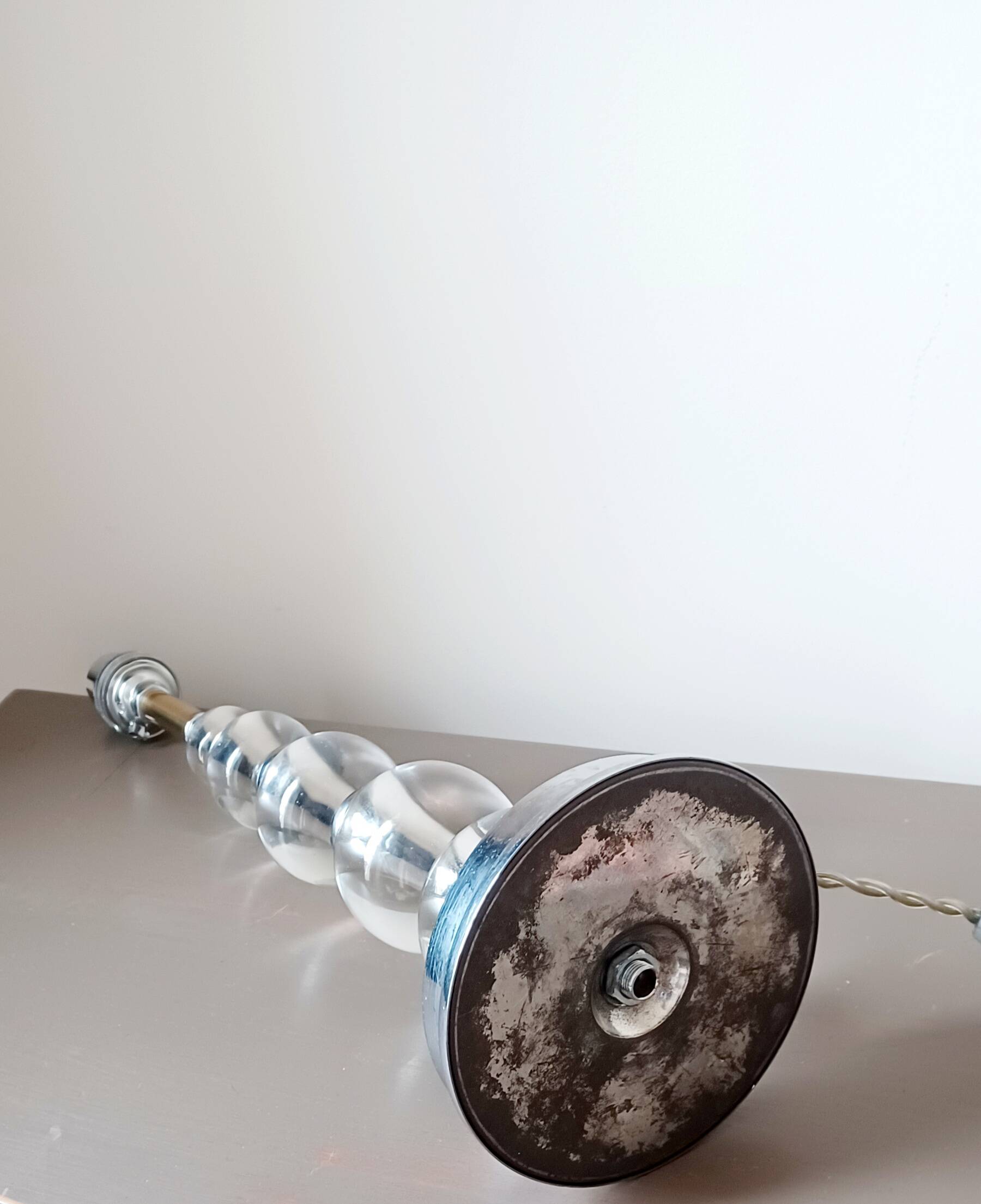 Glass ball lamp. Modernist