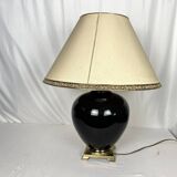 Important English porcelain lamp signed Drimmer 1989