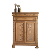 Grand Louis-Philippe buffet in pitch pine (renovated)