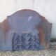 Stern art foundry crown fireplace plate