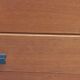 Vintage chest of drawers in gilded oak from the 50s 3 drawers feet bobbin
