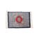 Hand-Knotted Rug / Tablecloth in Dark Blue and Red – 47x46 cm