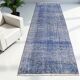 Blue Hallway Turkish Runner Rug sku1070