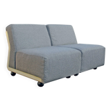 Pair of Amanta armchairs, Mario Bellini, B&B Italia, 1973 - New fabric