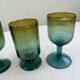 Blown glass goblets