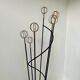 Old metal coat rack design 60s vintage