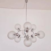 Large Midcentury Galaxy Sputnik Chandelier, Germany, 1970s