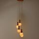 1970s Cascade Chandelier with Plastic Shades, Czechoslovakia
