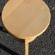 Tabouret à vis bois tripode