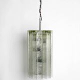 XXL glass pendant lamp by Doria | Mid Century Modern  | Brutalist Desogn