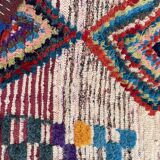 Vintage moroccan carpet berbere boucherouite