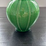 Cracked earthenware vase