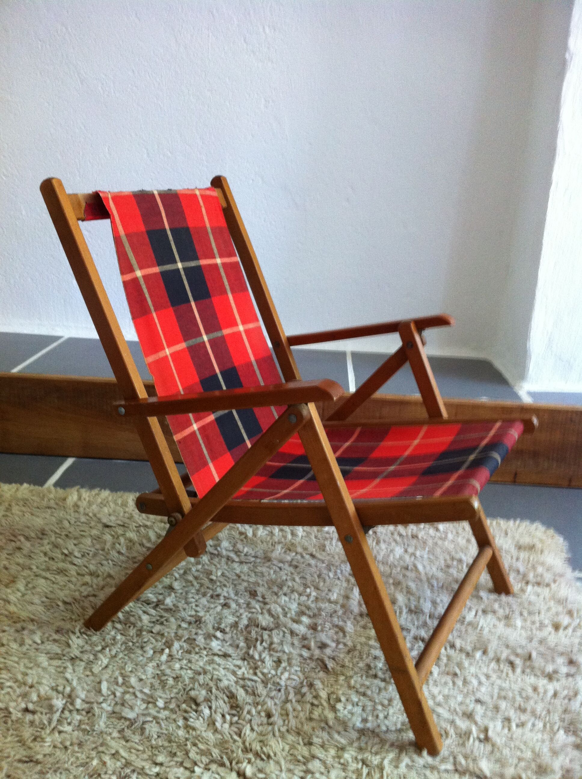 Vintage Folding wooden chair