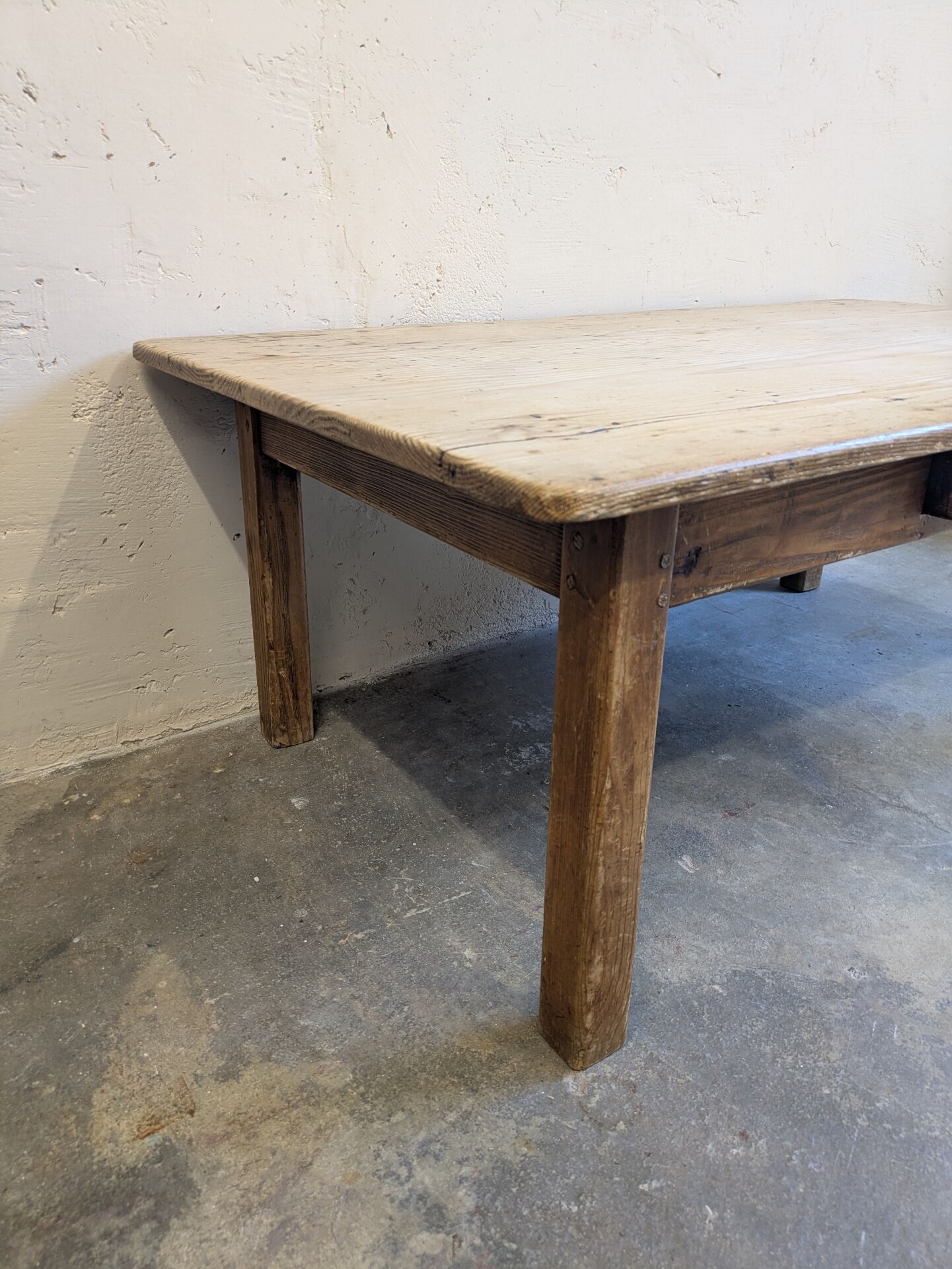 Antique solid wood coffee table – farmhouse table