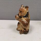 Beautiful ceramic bear by Arne Ingdam. Denmark, 1960s-70s.