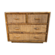 Commode en rotin vintage