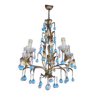 Lustre pampilles Murano