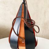 Werner Schou Pendant Lamp Made Of Copper And Black Lacquered Metal - Scandinavian Mid-century - Vint