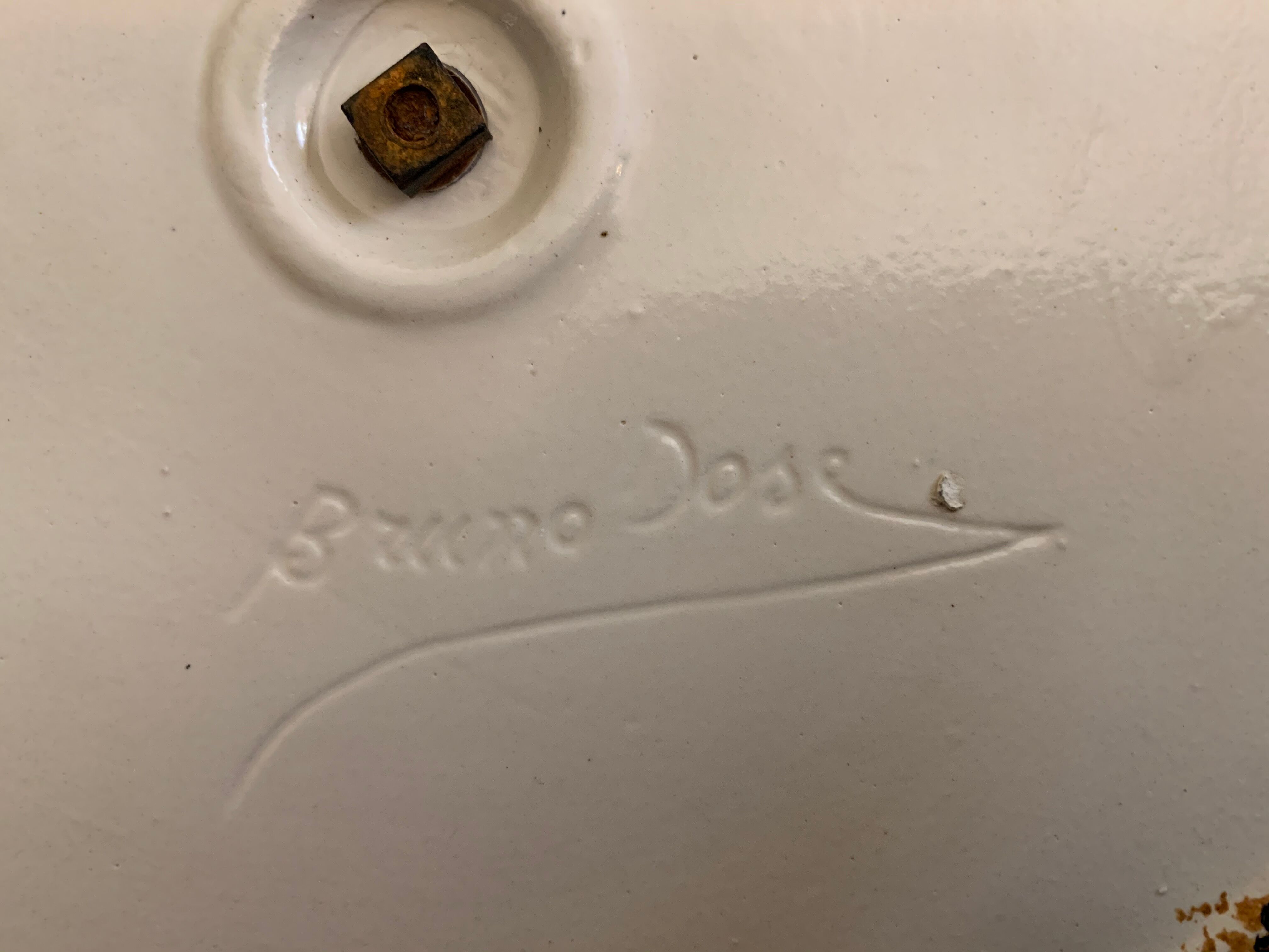 Bruno Dose ceramic cheese platter, Pottery du Breuil