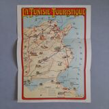 Map La Tunisie Touristique