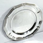 Christofle - Plat contours en métal argenté