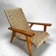 Armchair in Wood and Rope from Giuseppe Pagano, Italy, 1940s