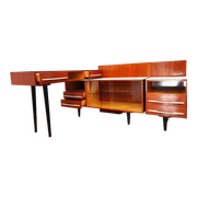 Modular set chest of drawers, desk, cabinet proj. M. Pozar for Up Zavody 1960