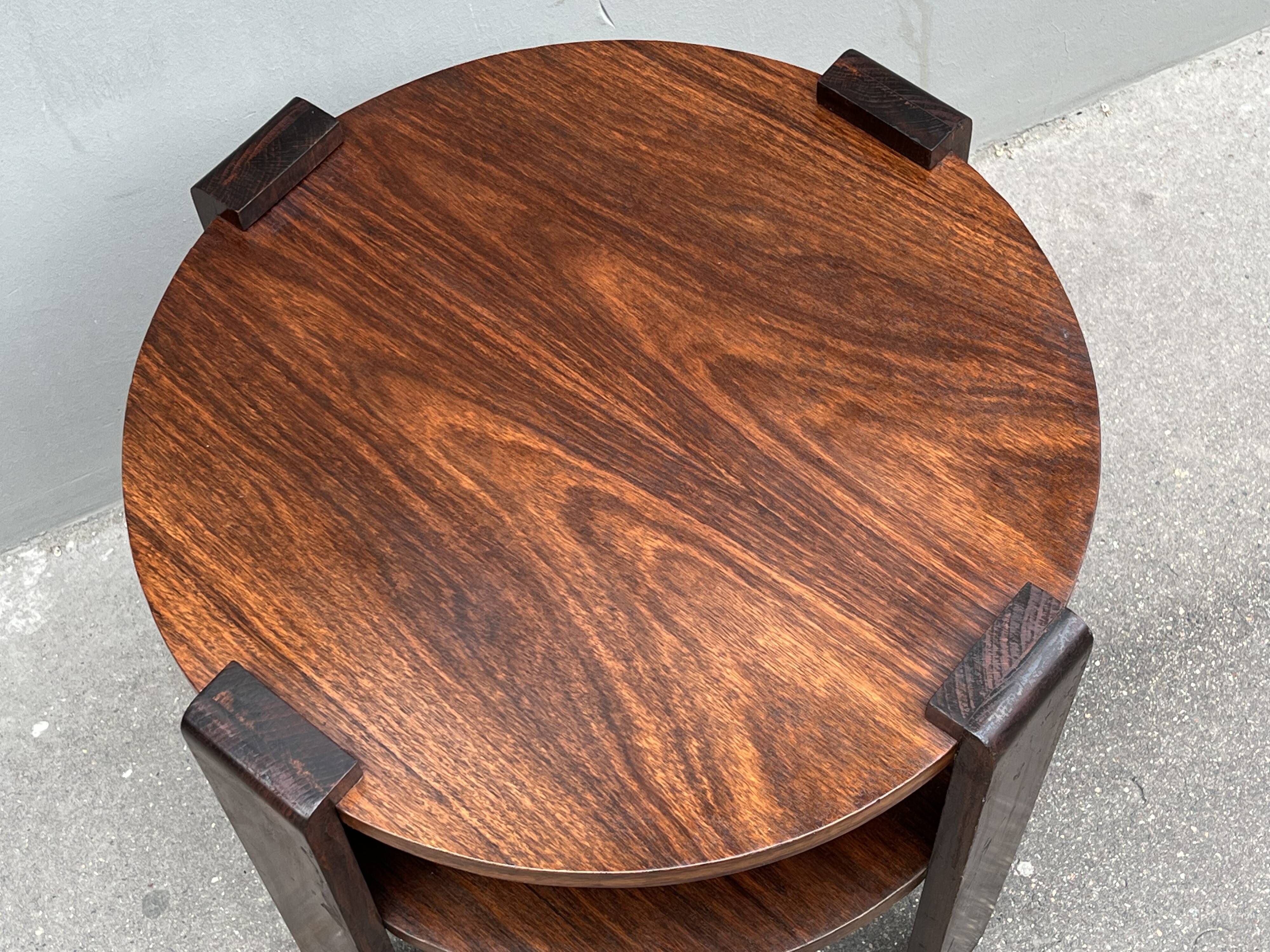 Modernist art deco pedestal table 1930