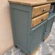 Buffet base Mado renovated green Galane and wood