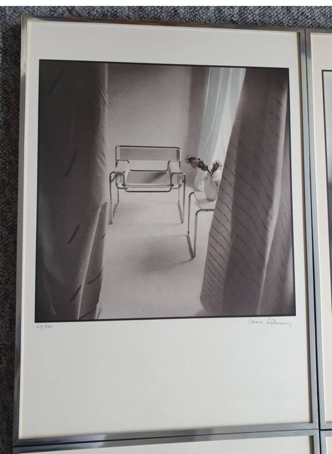 Set of 6 photos of Karin Szekessy for Knoll International