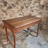 Table / antique desk in French oak, 1930s