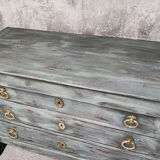 Commode Empire patine shabby chic XIXème