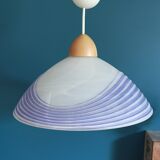 Glass paste pendant lamp
