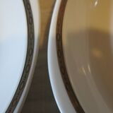 6 Sologne porcelain soup plates in very good condition