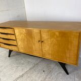 mid-century modern birch sideboard, 1950s