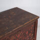 Wedding chest in pine with painted tulips – Central Europe, 1891