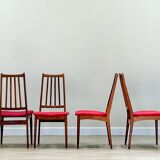 A Set Of Six Danish Dining Chairs (Original Condition And Uphosltery)