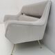 Gigi Radice Mid-Century Modern Italian Velvet Sofa for Minotti, 1950s