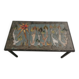Table basse signée Raymond Corroyez