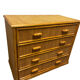 1970s rattan chest of drawers