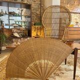 Rattan fan
