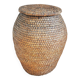 Grain basket, burgundy